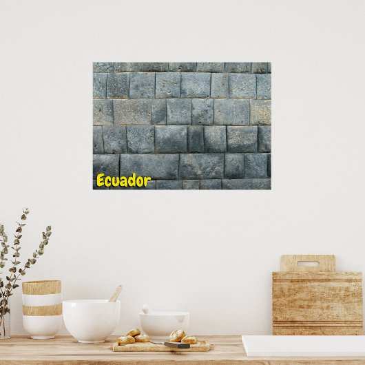 Ecuador Poster (Küche)