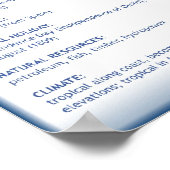 Ecuador Poster (Ecke)