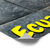 Ecuador Poster (Ecke)