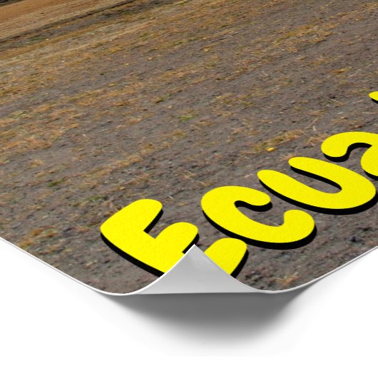 Ecuador Poster (Ecke)