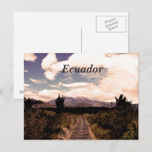 Ecuador Postkarte (Vorne/Hinten)