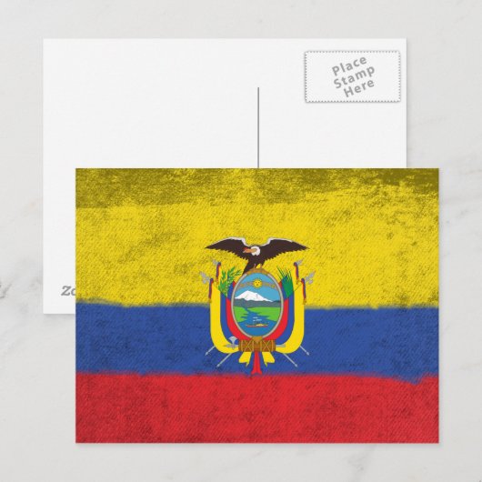 Ecuador Postkarte (Vorne/Hinten)