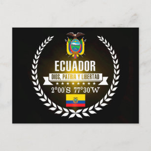 Ecuador Postkarte