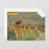 Ecuador Postkarte (Vorne/Hinten)