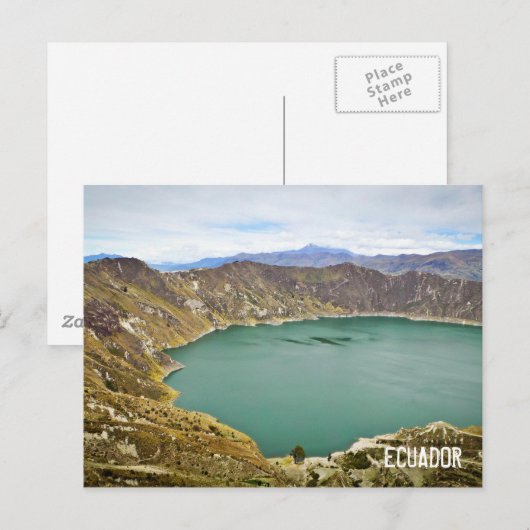 Ecuador Postkarte (Vorne/Hinten)