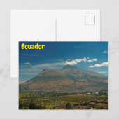 Ecuador Postkarte (Vorne/Hinten)