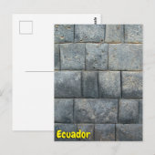 Ecuador Postkarte (Vorne/Hinten)