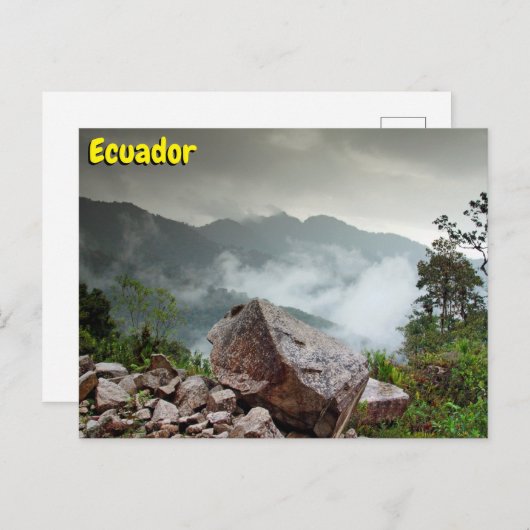 Ecuador Postkarte (Vorne/Hinten)