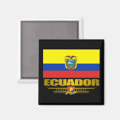 ‚Ecuador Pride‘ Magnet (Vorderseite/Rückseite)