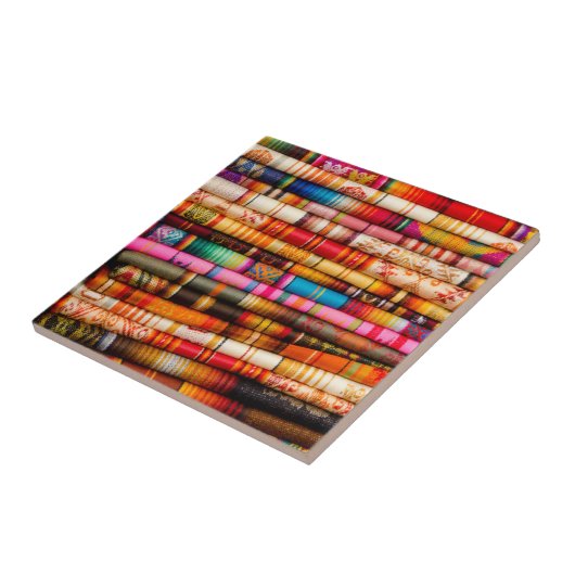 Ecuador, Quito Area, Otavalo Kunsthandwerksmarkt Fliese (Seite)