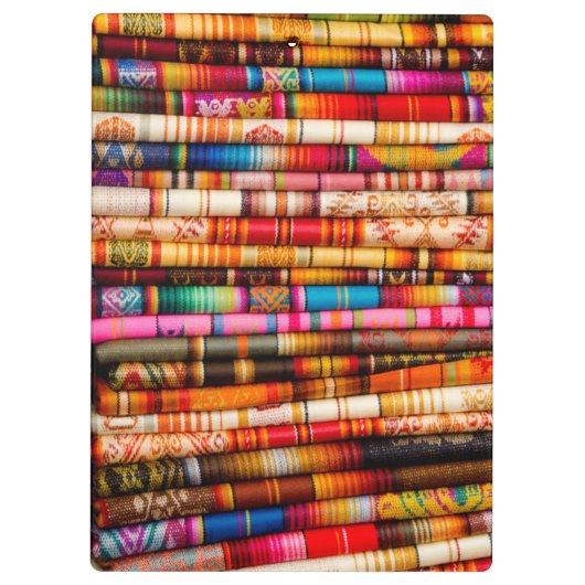 Ecuador, Quito Area, Otavalo Kunsthandwerksmarkt Klemmbrett (Rückseite)