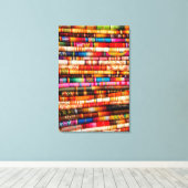 Ecuador, Quito Area, Otavalo Kunsthandwerksmarkt Leinwanddruck (Insitu (Holzboden))