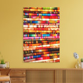 Ecuador, Quito Area, Otavalo Kunsthandwerksmarkt Leinwanddruck (Insitu (Wohnzimmer))