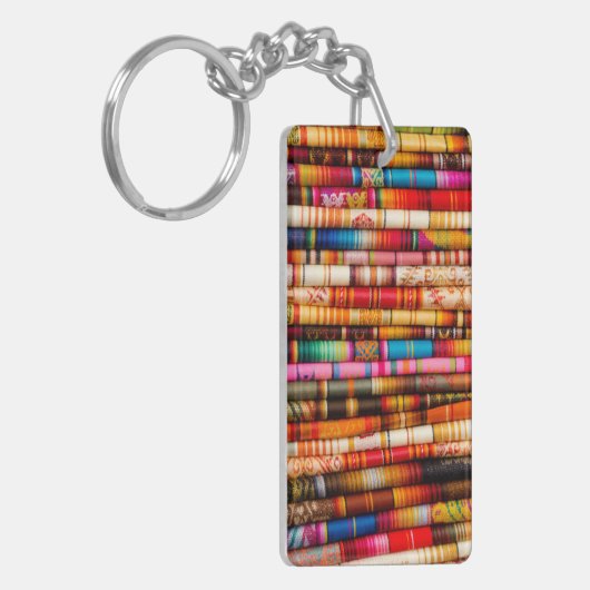 Ecuador, Quito Area, Otavalo Kunsthandwerksmarkt Schlüsselanhänger (Vorderseite links)