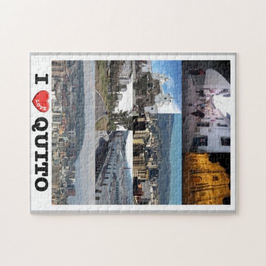 Ecuador - Quito - I Liebe - Puzzle (Horizontal)