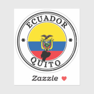 Ecuador Quito La Mitad Del Mundo Siegel Sticker Ro