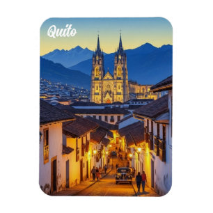 Ecuador Quito Reise Magnet