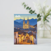 Ecuador Quito Reise Postkarte (Stehend Vorderseite)
