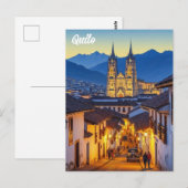 Ecuador Quito Reise Postkarte (Vorne/Hinten)