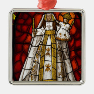 Ecuador, Quito. Satzung der geflügelten Jungfrau  Ornament Aus Metall