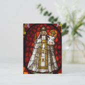 Ecuador, Quito Statue der geflügelten Jungfrau 2 Postkarte (Stehend Vorderseite)