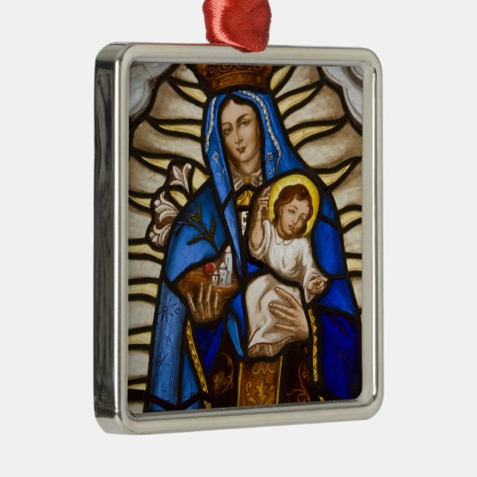 Ecuador, Quito. Statue der geflügelten Jungfrau Ornament Aus Metall (Rechts)