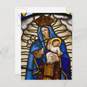 Ecuador, Quito Statue der geflügelten Jungfrau Postkarte (Vorne/Hinten)