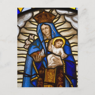 Ecuador, Quito Statue der geflügelten Jungfrau Postkarte