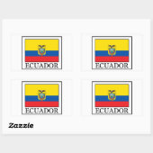 Ecuador Rechteckiger Aufkleber (Blatt)