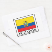 Ecuador Rechteckiger Aufkleber (Umschlag)