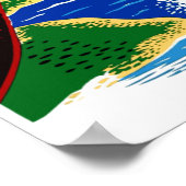 Ecuador Reiseplakat Poster (Ecke)