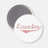 Ecuador-Revolution-Stil Magnet (Vorderseite/Rückseite)