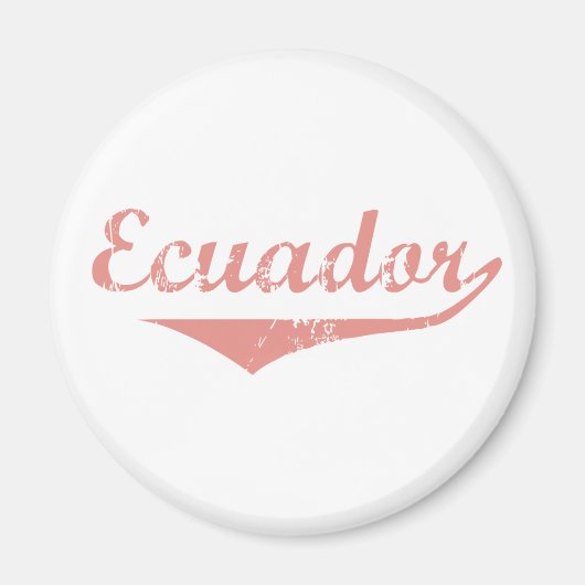 Ecuador-Revolution-Stil Magnet (Vorne)