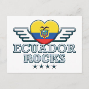 Ecuador Rocks v2 Postkarte