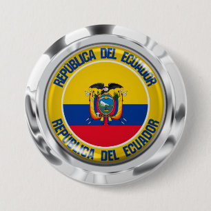 Ecuador-RundEmblem Button
