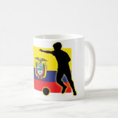 Ecuador-Schlaggerät Kaffeetasse (VorderseiteRechts)