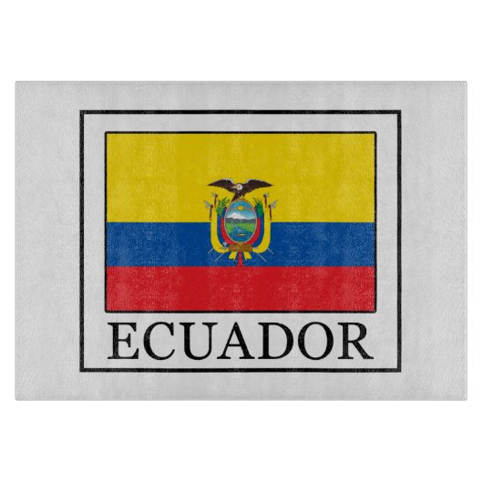Ecuador Schneidebrett (Vorderseite)