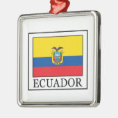 Ecuador Silbernes Ornament (Links)
