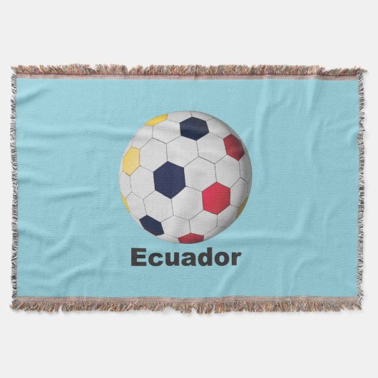 Ecuador Soccer Decke (Vorderseite)