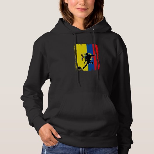 Ecuador Soccer Hoodie (Vorderseite)
