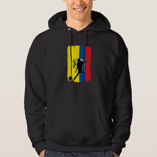 Ecuador Soccer Hoodie (Vorderseite)