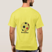 Ecuador Soccer T-Shirt (Rückseite)