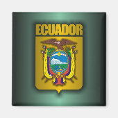 ‚Ecuador Steel‘ Magnet (Vorne)