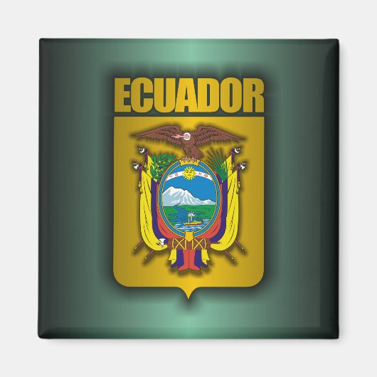 ‚Ecuador Steel‘ Magnet (Vorne)