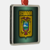‚Ecuador Steel‘ Silbernes Ornament (Rechts)