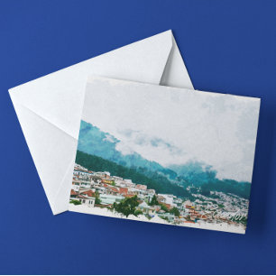 Ecuador Südamerika Bergsicht Postkarte