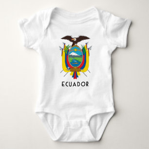 Ecuador - Symbol/Wappen/Flagge/Farben/Emblem Baby Strampler