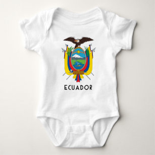 Ecuador - Symbol/Wappen/Flagge/Farben/Emblem Baby Strampler