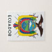 Ecuador - Symbol/Wappen/Flagge/Farben/Emblem Puzzle (Horizontal)