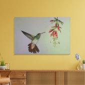 Ecuador, Tandayapa Bird Lodge rufous-tails Leinwanddruck (Insitu (Wohnzimmer))